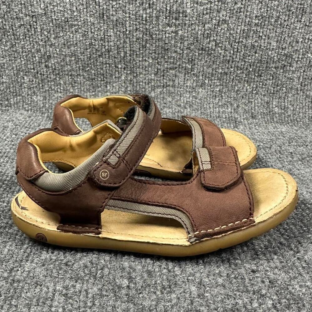 Stride Rite Toddler SRTech Oaklynn sandal Brwn Leather Little Boy Summer Shoe 10